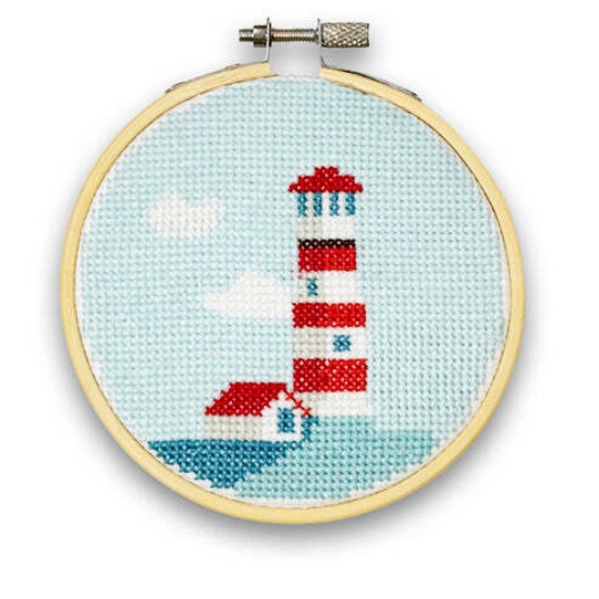 Picture of Lighthouse Mini Cross Stitch Kit