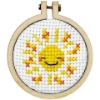 Picture of You are my sunshine (Sun) - Mini Matchbox Cross Stitch Kit With Hoop