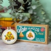 Picture of Take a pizza my heart (Pizza) - Mini Matchbox Cross Stitch Kit With Hoop