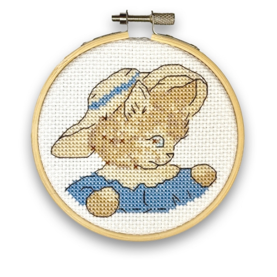 Picture of Tom Kitten Mini Cross Stitch Kit With Hoop