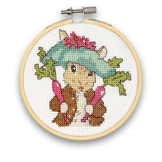Picture of Benjamin Bunny Mini Cross Stitch Kit With Hoop