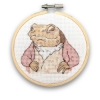 Picture of Jeremy Fisher Mini Cross Stitch Kit With Hoop