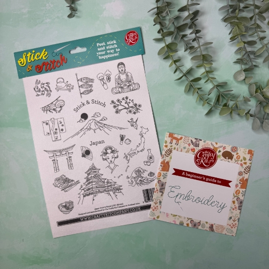Picture of Japan Sampler Stick & Stitch Embroidery Magic Paper