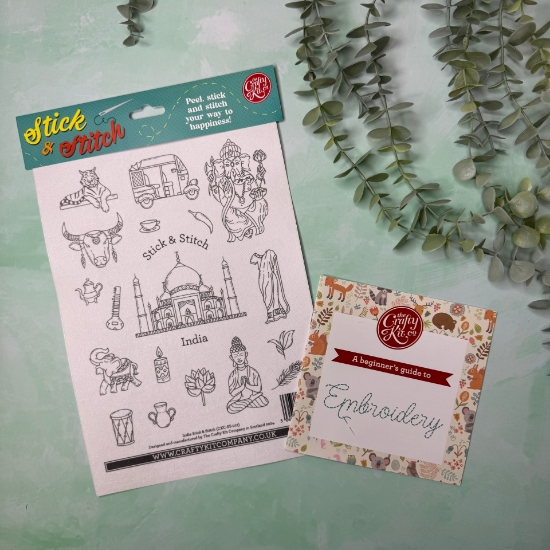 Picture of Indian Sampler Stick & Stitch Embroidery Magic Paper