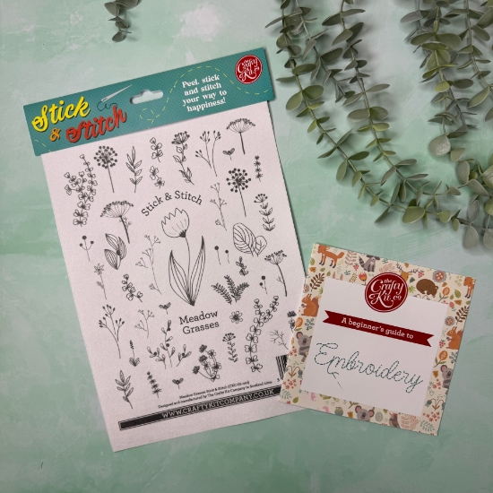 Picture of Meadow Grasses Sampler Stick & Stitch Embroidery Magic Paper