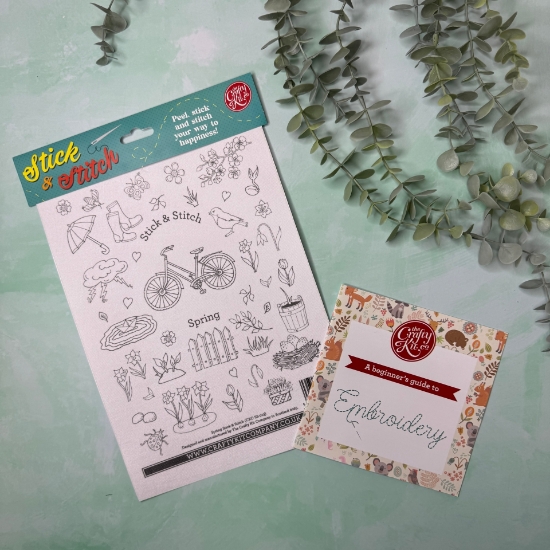 Picture of Spring Sampler Stick & Stitch Embroidery Magic Paper
