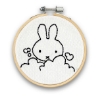 Picture of Miffy in The Bath Mini Embroidery Kit With a Hoop