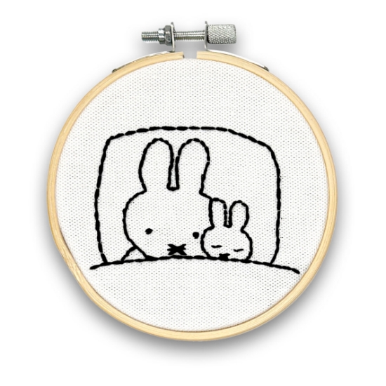 Picture of Miffy - The New Baby Mini Embroidery Kit With a Hoop