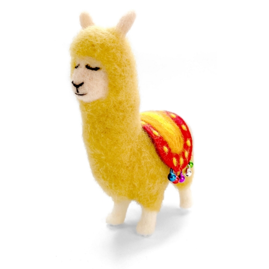 Picture of Gentle Llama Needle Felting Kit