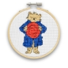 Picture of  Hello! (Paddington Bear) Mini Cross Stitch Kit With Hoop