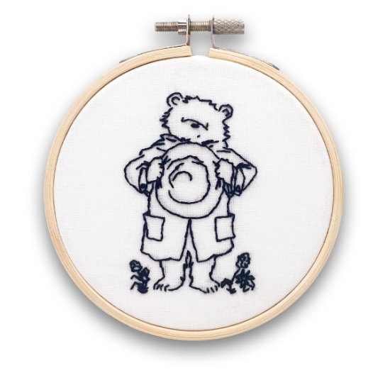 Picture of Hello! (Paddington Bear) Mini Embroidery Kit With Hoop