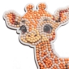 Picture of Giraffe - Wildlife Crystal Art Buddy Kit