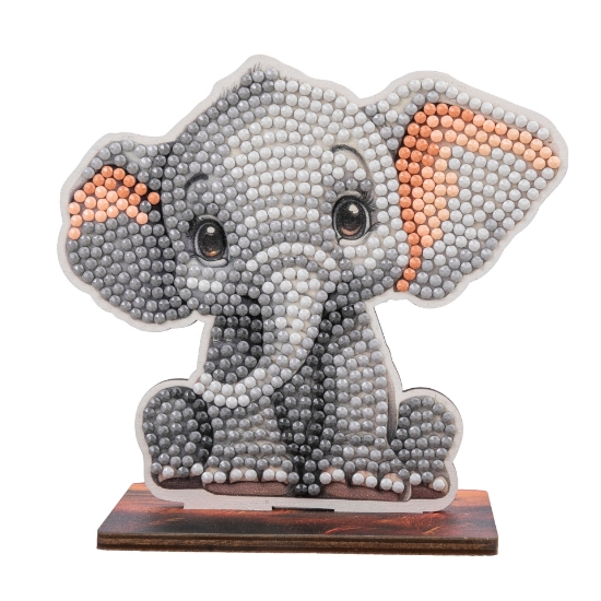 Picture of Elephant - Wildlife Crystal Art Buddy Kit