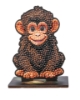 Picture of Chimp - Wildlife Crystal Art Buddy Kit