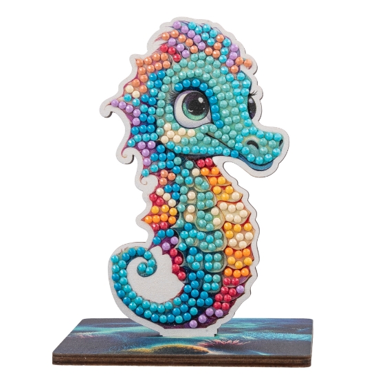 Picture of Seahorse - Wildlife Crystal Art Buddy Kit