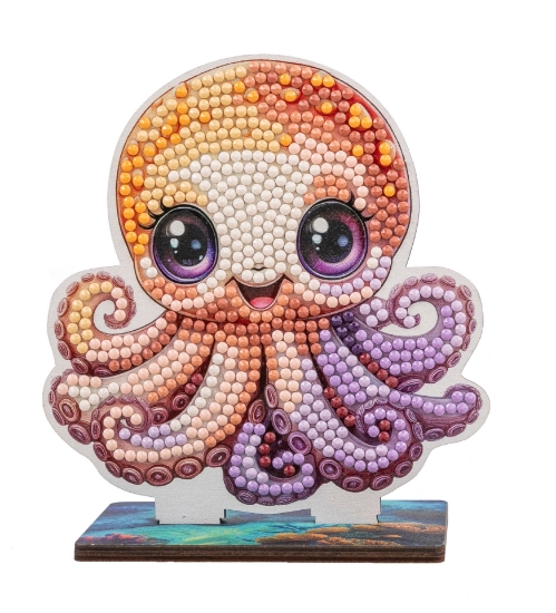 Picture of Octopus - Wildlife Crystal Art Buddy Kit
