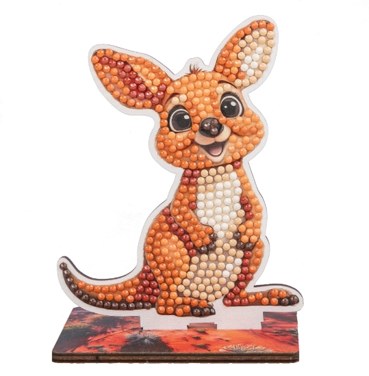Picture of Kangaroo - Wildlife Crystal Art Buddy Kit