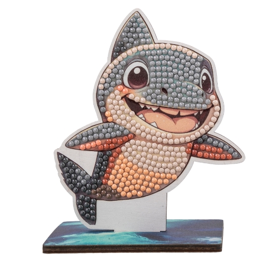 Picture of Shark - Wildlife Crystal Art Buddy Kit