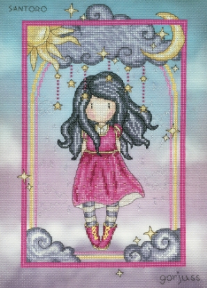 Show details for Little Storm Cloud - (Gorjuss) Cross Stitch Kit by Bothy Threads Picture of Little Storm Cloud - (Gorjuss) Cross Stitch Kit by Bothy Threads