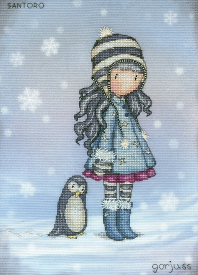 Picture of Blizzard - (Gorjuss) Cross Stitch Kit by Bothy Threads