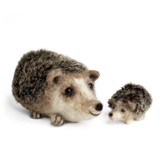 Picture of Happy Hedgehogs Needle Felting Kit