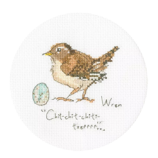 Picture of Little Wren (Madeleine Floyd) Cross Stitch Kit by Bothy Threads