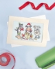 Picture of Wrap, Ribbon, Gift Christmas Card Cross Stitch Kit by Bothy Threads