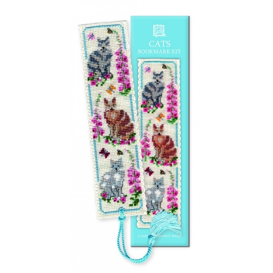 Picture of Cats Bookmark Cross Stitch Kit