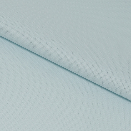 Picture of Zweigart Offcuts 14 Count Aida Ice Blue (550) Multiple Sizes