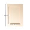 Picture of Rectangular Aperture 5x7 Cards  - Cream (Pack Of 4)