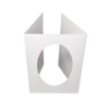 Picture of Oval Aperture 5x7 Cards - White (Pack Of 4)