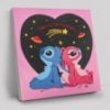 Picture of Stitch & Angel: Cosmic Connection, 30x30cm Crystal Art Famed Canvas Kit