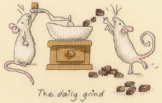 Picture of The Daily Grind (Anita Jeram) Cross Stitch Kit by Bothy Threads