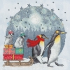 Picture of Winter Waddle (Christmas) Cross Stitch Kit by Bothy Threads