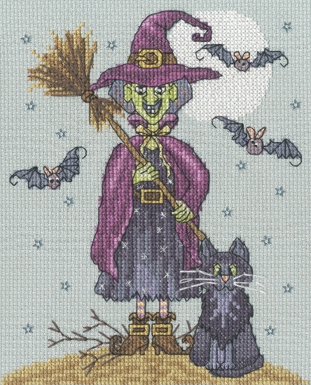 Picture of All Hallows' Magic (Halloween) Cross Stitch Kit by Bothy Threads