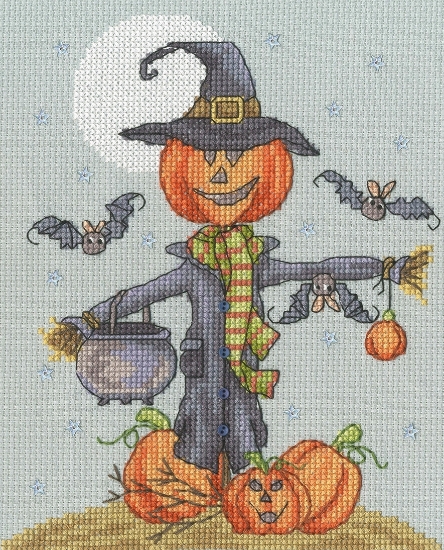 Picture of All Hallows' Jack (Halloween) Cross Stitch Kit by Bothy Threads