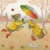 Picture of Sunshine And Showers (On A Mice Adventure) Cross Stitch Kit by Bothy Threads