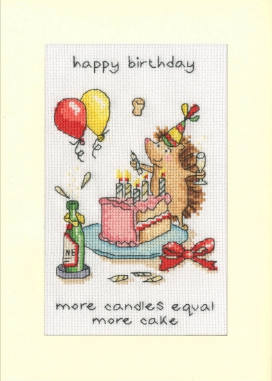 Picture of More Candles (Greetings Cards) Cross Stitch Kit By Bothy Threads