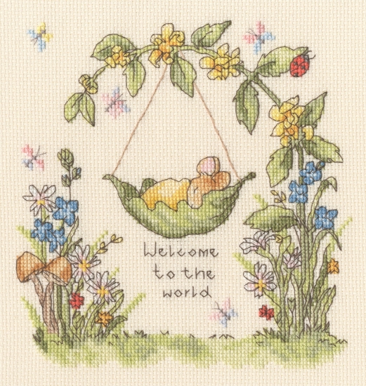 Picture of From Little Acorns (Ink And Snail) Cross Stitch Kit By Bothy Threads