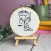 Picture of Linus (Peanuts) Mini Embroidery Kit With Hoop