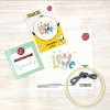 Picture of Love Snoopy (Peanuts) Embroidery Kit With Hoop