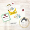 Picture of Happy Snoopy (Peanuts) Embroidery Kit With Hoop