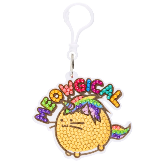 Picture of Meowgical - Crystal Art Bag Charm Kit (Fuzz Balls)
