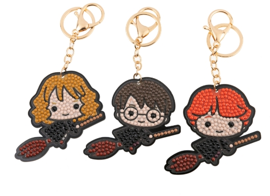 Picture of Flying Friends - Crystal Art Keyring Kit (Harry Potter)
