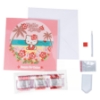 Picture of Happy Birthday Aloha 18x18cm Crystal Art Card (Hello Kitty)