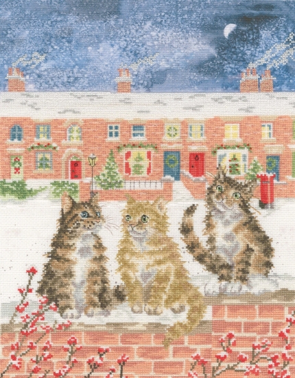 Picture of Snow Is Glistening (Hannah Dale) Cross Stitch Kit By Bothy Threads