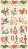 Picture of Five Gold Rings Cross Stitch Kit By Bothy Threads