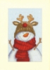 Picture of My Little Rudolph - Christmas Card Cross Stitch Kit By Bothy Threads