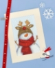 Picture of My Little Rudolph - Christmas Card Cross Stitch Kit By Bothy Threads