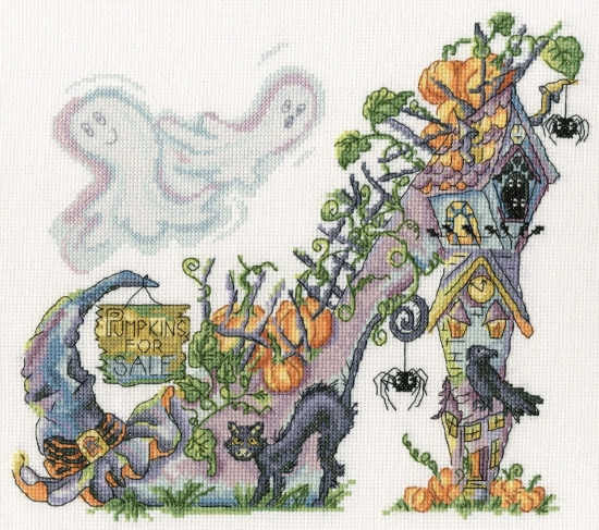 Picture of Hallowed Souls - (Sally King Shoes) Cross Stitch Kit By Bothy Threads